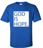 God Is Hope Block men's Christian tee - design view 5