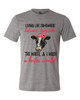 Fit Cow Jesus Take The Wheel Heifer men's Christian tee - design view 7
