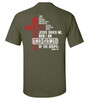 Eternal Life Series Unashamed Of The Gospel men's Christian tee - design view 3