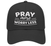 Men's Christian Pray More Worry Less Embroidered Performance Cap