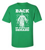 Funny Jesus: Back by Popular Demand Black men's Christian tee - design view 5