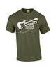Pray Before You Play military men's Christian tee - front graphic