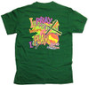 Neon Softball Pray Before I Play men's Christian tee - front graphic