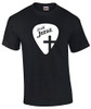 Pick Jesus Black men's Christian tee - front graphic
