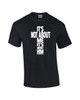 It's Not About Me It's About Him Message Black men's Christian tee - design view 3