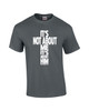 It's Not About Me It's About Him Message Black men's Christian tee - design view 4