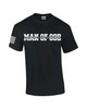 Man of God Dad Father Grandpa American Flag Sleeve men's Christian tee - design view 4