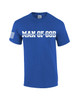 Man of God Dad Father Grandpa American Flag Sleeve men's Christian tee - design view 6
