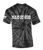 Man of God Dad Father Grandpa American Flag Sleeve men's Christian tee - design view 11