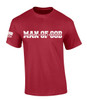 Man of God Dad Father Grandpa American Flag Sleeve men's Christian tee - design view 13