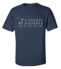 Eternal Life Jesus Paid It All For Me Typewriter Font men's Christian tee - design view 15