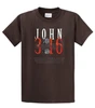John 3:16 with Nails For God So Loved the World Jesus men's Christian tee - design view 5