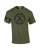 Iron Sharpens Iron Proverbs 27:17 American Flag Sleeve men's Christian tee - design view 5