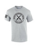 Iron Sharpens Iron Proverbs 27:17 American Flag Sleeve men's Christian tee - design view 6