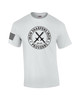 Iron Sharpens Iron Proverbs 27:17 American Flag Sleeve men's Christian tee - design view 7