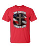 One Nation Under God men's Christian tee - design view 4