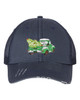 Women's Merry Christmas Holiday Distressed Trucker Hat