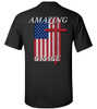 Eternal Life Series Amazing Grace men's Christian tee - front graphic