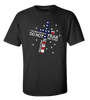 The Bible Says Do Not Fear 365 Times Psalm 23:4 men's Christian tee - design view 3
