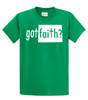 Got Faith? Plain & Simple Black men's Christian tee - design view 10