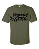 Amazing Grace How Sweet The Sound men's Christian tee - design view 9