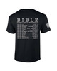 Bible Emergency Numbers Scripture men's Christian tee - front graphic