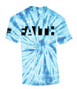 Faith Jesus Christ American Flag men's Christian tee - design view 10