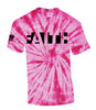 Faith Jesus Christ American Flag men's Christian tee - design view 14