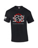 John 3:16 For God So Loved The World Scripture men's Christian tee - design view 4