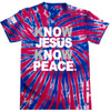 Mens Christian Know Jesus Know Peace Short Sleeve T-shirt Graphic Tee