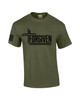 Forgiven Cross Jesus men's Christian tee - design view 5