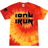 Iron Sharpens Iron Proverbs 27:17 Heavy Metal Logo Bible men's Christian tee - design view 10