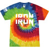 Iron Sharpens Iron Proverbs 27:17 Heavy Metal Logo Bible men's Christian tee - design view 15