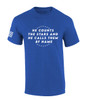 He Counts The Stars and Calls Them By Name Psalm 147:4 Bible men's Christian tee - front graphic