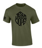 Jesus Is Dope Shield Bible Scripture Jesus Cross men's Christian tee - design view 6