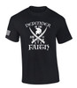 Defender of the Faith Swords Jude 1:3 Bible Scripture Jesus men's Christian tee - design view 3