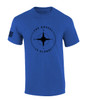 The Gospel Is Global Compass Cross Bible Scripture Jesus men's Christian tee - design view 4