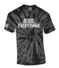 Jesus Over Everything Bible Scripture Jesus Cross men's Christian tee - front graphic