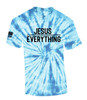 Jesus Over Everything Bible Scripture Jesus Cross men's Christian tee - design view 12