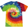 Jesus Over Everything Bible Scripture Jesus Cross men's Christian tee - design view 13