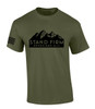 Stand Firm Ephesians 6:11 Scripture American Flag Sleeve men's Christian tee - design view 3