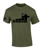 Can You Hear Me Now Good Service Flag Sleeve men's Christian tee - design view 5