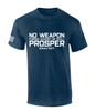 No Weapon Formed Against Me Shall Prosper Isaiah 54:17 men's Christian tee - design view 3