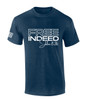 Free Indeed John 8:36 Scripture Flag Sleeve men's Christian tee - design view 3