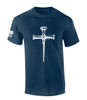 Jesus Nail Cross Coventry Cross of Nails men's Christian tee - design view 4