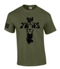 Lion of Judah Cross men's Christian tee - front graphic