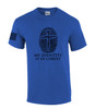 My Identity Is In Christ Nail Cross Fingerprint men's Christian tee - design view 4
