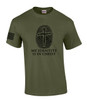 My Identity Is In Christ Nail Cross Fingerprint men's Christian tee - design view 5