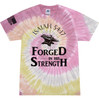 Forged in His Strength Isaiah 54:17 Jesus Mens Christian Short Sleeve T-Shirt Graphic