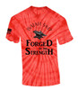 Forged in His Strength Isaiah 54:17 Jesus men's Christian tee - design view 13